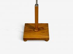 Swedish Modern Floor Lamp Light Wood Metal Sweden 1930s - 4764032