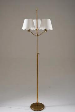 Swedish Modern Floor Lamp in Brass 1940s - 3639422