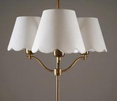 Swedish Modern Floor Lamp in Brass 1940s - 3639441