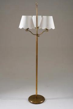 Swedish Modern Floor Lamp in Brass 1940s - 3639448
