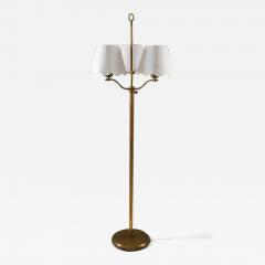 Swedish Modern Floor Lamp in Brass 1940s - 3640245