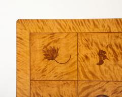 Swedish Modern Inlaid Side Table Circa 1940s - 4227427