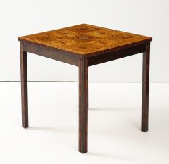 Swedish Modern Inlaid Side Table Circa 1940s - 4227428