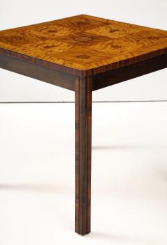 Swedish Modern Inlaid Side Table Circa 1940s - 4227429
