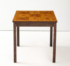 Swedish Modern Inlaid Side Table Circa 1940s - 4227430