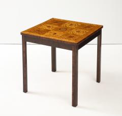 Swedish Modern Inlaid Side Table Circa 1940s - 4227433