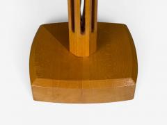 Swedish Modern Large Table Lamp Lacquered Pine Sweden 1970s - 4624028