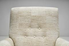 Swedish Modern Lounge Chair with Footstool Sweden 1940s - 2700323