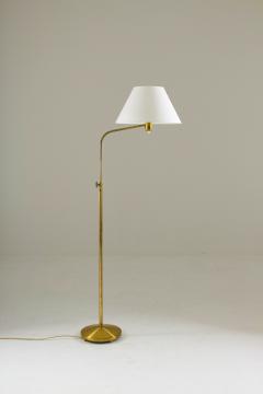 Swedish Modern Midcentury Floor Lamp in Brass by ASEA 1940s - 835529