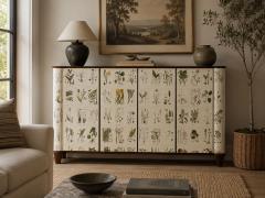 Swedish Modern Monumental Nordens Flora Cabinet Mahogany Sweden 1940s - 4753386