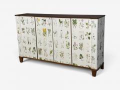 Swedish Modern Monumental Nordens Flora Cabinet Mahogany Sweden 1940s - 4753389