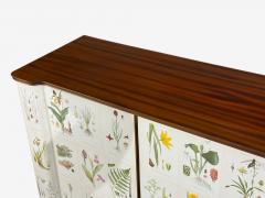 Swedish Modern Monumental Nordens Flora Cabinet Mahogany Sweden 1940s - 4753391