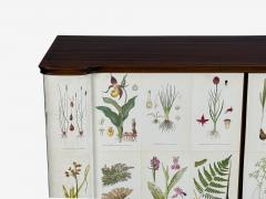 Swedish Modern Monumental Nordens Flora Cabinet Mahogany Sweden 1940s - 4753397