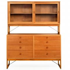 Swedish Modern Oresund Oak Bookcase and Dresser by Borge Mogensen - 4439807