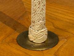 Swedish Modern Organic Floor Lamp Cord Wood Sweden 1930s - 4503556