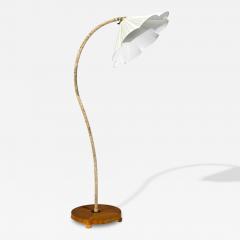 Swedish Modern Organic Floor Lamp Cord Wood Sweden 1930s - 4504096