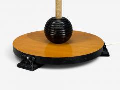 Swedish Modern Organic Floor Lamp Cord Wood Sweden 1930s - 4753112