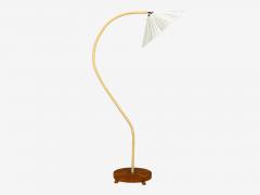 Swedish Modern Organic Floor Lamp Cord Wood Sweden 1940s - 4502956