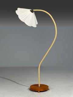 Swedish Modern Organic Floor Lamp Cord Wood Sweden 1940s - 4502957