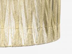 Swedish Modern Pendant Light Fabric Plastic Sweden 1970s - 4551778