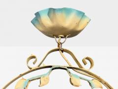 Swedish Modern Pendant Light Painted Metal Sweden 1950s - 4492282