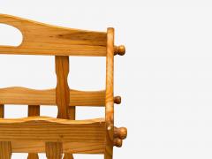 Swedish Modern Pine Magazine Rack Sweden 1960s - 4257028