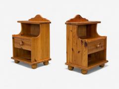 Swedish Modern Pine Nightstands Sweden 1960s - 4330027