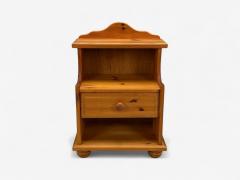 Swedish Modern Pine Nightstands Sweden 1960s - 4330029