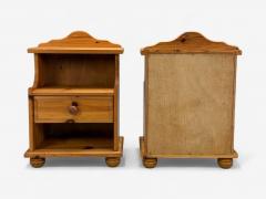 Swedish Modern Pine Nightstands Sweden 1960s - 4330034
