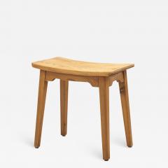 Swedish Modern Pine Stool Sweden 1940s - 2246418