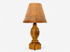 Swedish Modern Pine Table Lamp Sweden 1960s - 4360791