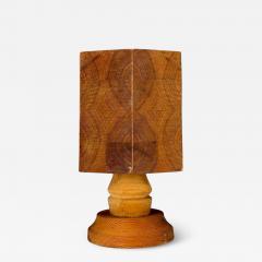 Swedish Modern Pine Table Lamp Sweden 1970s - 4310250
