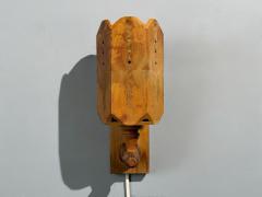 Swedish Modern Pine Wall Sconce Sweden 1970s - 4637755