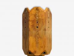 Swedish Modern Pine Wall Sconce Sweden 1970s - 4637758