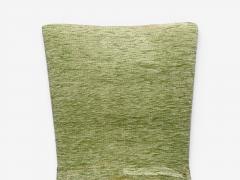 Swedish Modern Scoop Lounge Chair Green Fabric Beech Sweden 1940s - 4583424