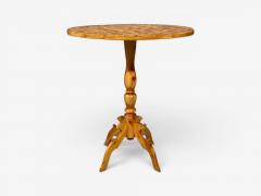 Swedish Modern Side Table Pine Sliced Log Sweden 1960s - 4693812
