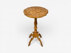 Swedish Modern Side Table Pine Sliced Log Sweden 1960s - 4693861
