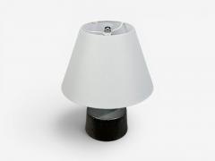 Swedish Modern Small Table Lamp Blue Ceramic Sweden 1960s - 4696093