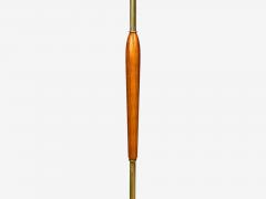 Swedish Modern Standing Lamps Teak Brass Sweden 1940s - 4591154