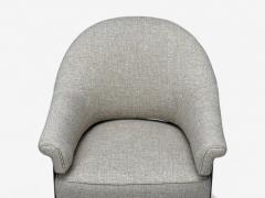 Swedish Modern Teak Beige Wool Floating Lounge Chair Sweden 1960s - 4410119