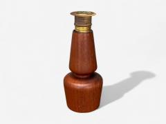 Swedish Modern Teak Small Table Lamp Sweden 1940s - 4255483
