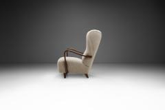 Swedish Modern Upholstered Lounge Chair Sweden 1940s - 4515756