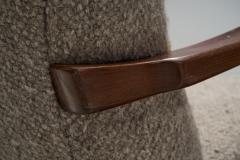 Swedish Modern Upholstered Lounge Chair Sweden 1940s - 4515762