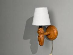 Swedish Modern Wall Sconce Pine Sweden 1960s - 4719082