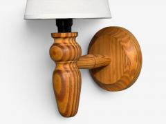 Swedish Modern Wall Sconce Pine Sweden 1960s - 4719085