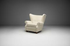 Swedish Modern Wing Back Armchair Sweden ca 1940s - 4301456