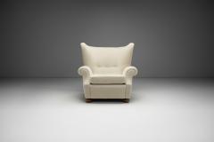 Swedish Modern Wing Back Armchair Sweden ca 1940s - 4301458