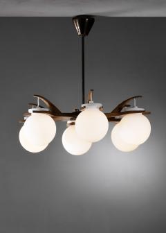 Swedish Modern chandelier with 6 shades - 4425264