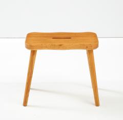 Swedish Modernist Pine Stool Circa 1950s - 2728234