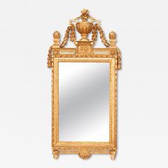 Swedish Neoclassic Giltwood and Painted Mirror - 4189217